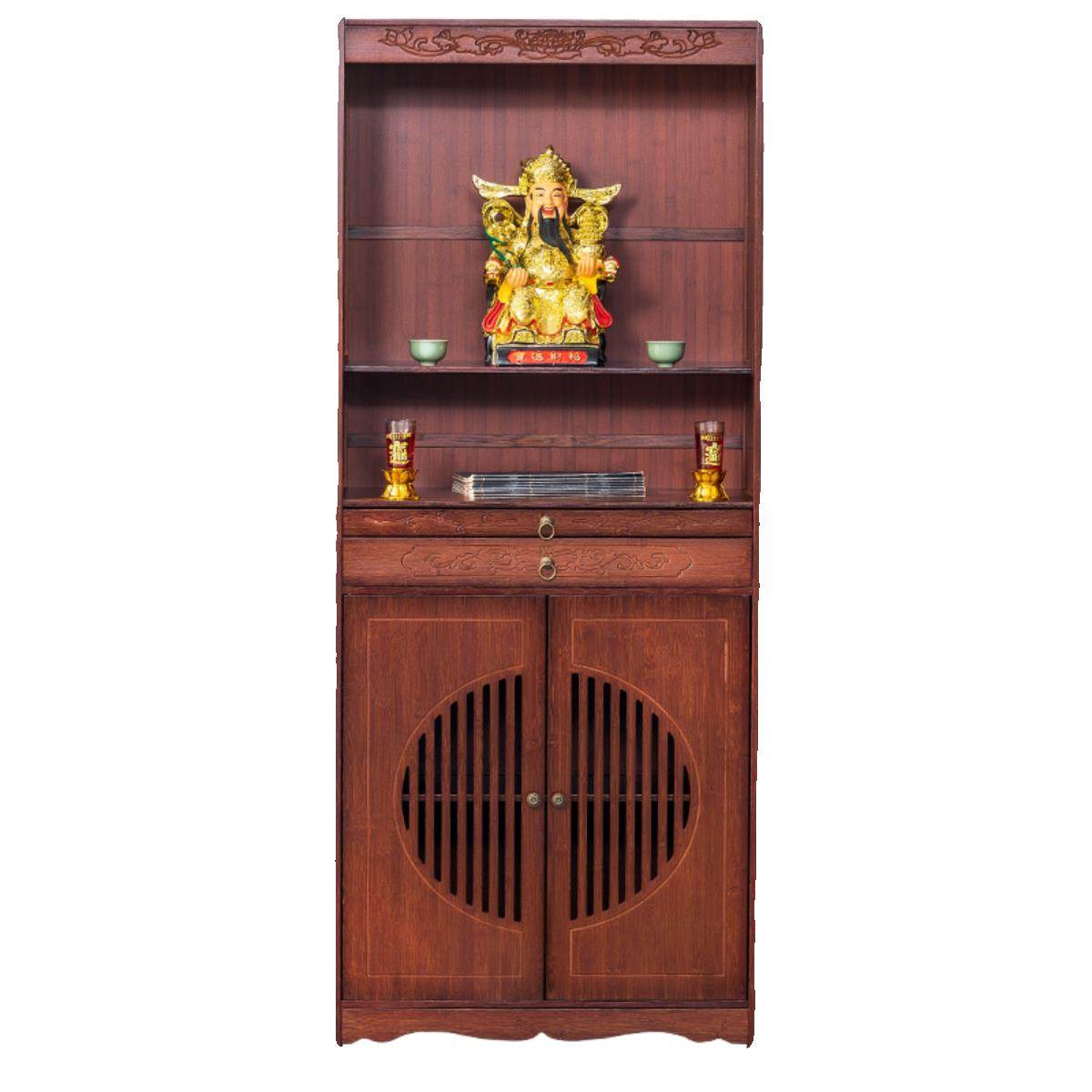 佛龛新中式立柜财神爷柜子神台供桌佛台家用香案观音佛像整体橱柜,淘宝优惠券,粉丝福利购,淘宝优惠卷