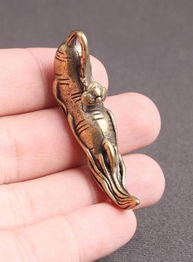 生活如意铜器书房四宝创意笔架笔架饰品茶宠书法书画文化文具用品