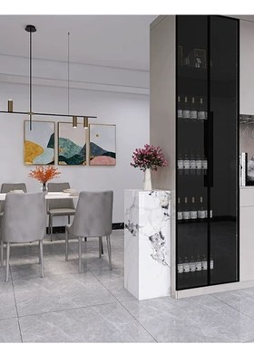 岩板底座落地摆件轻奢高档客厅大C理石底座底座增高台展台展示架