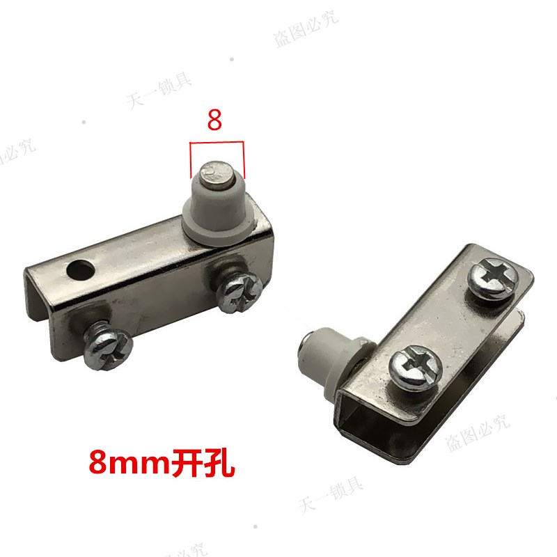 双扇玻璃门磁碰 玻璃门磁吸 弹簧门吸 玻璃柜吸 自弹柜门 - 图2