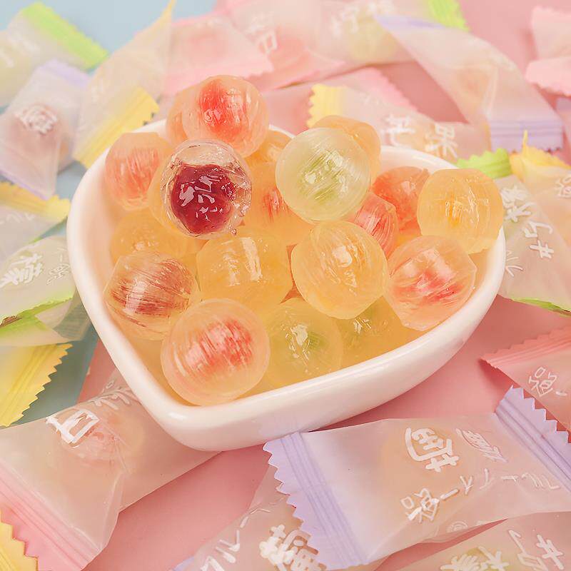 网红高颜值水果味夹心糖果独立包装硬糖休闲零食前台招待糖 - 图2