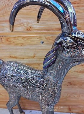 羊摆件巴基斯坦铜器欧式动物纯手工礼物一只价