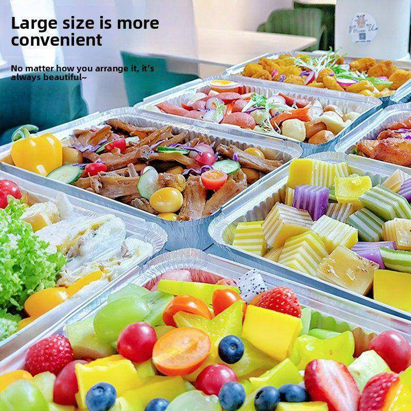 自助餐专用锡纸盘大号一次性餐盘生日派对食品摆盘团建聚会展示盘,淘宝优惠券,粉丝福利购,淘宝优惠卷