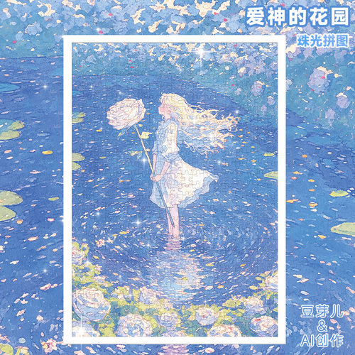 古部成人拼图500/1000片唯美插画高级感益智平图玩具儿童减压礼品 - 图0