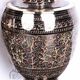 Pakistani copper hand-carved colorful dot mir vase retro metal copper vase Chinese style home decoration