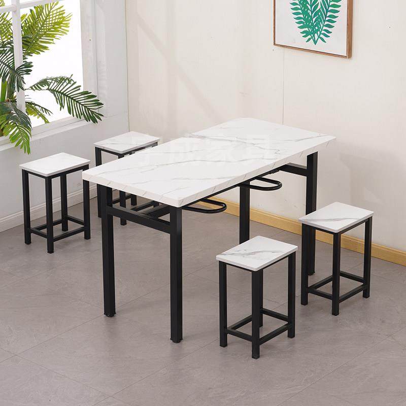 食堂餐桌挂凳4人6人位工厂餐厅员工学校带悬挂椅凳食堂餐桌椅组合,淘宝优惠券,粉丝福利购,淘宝优惠卷