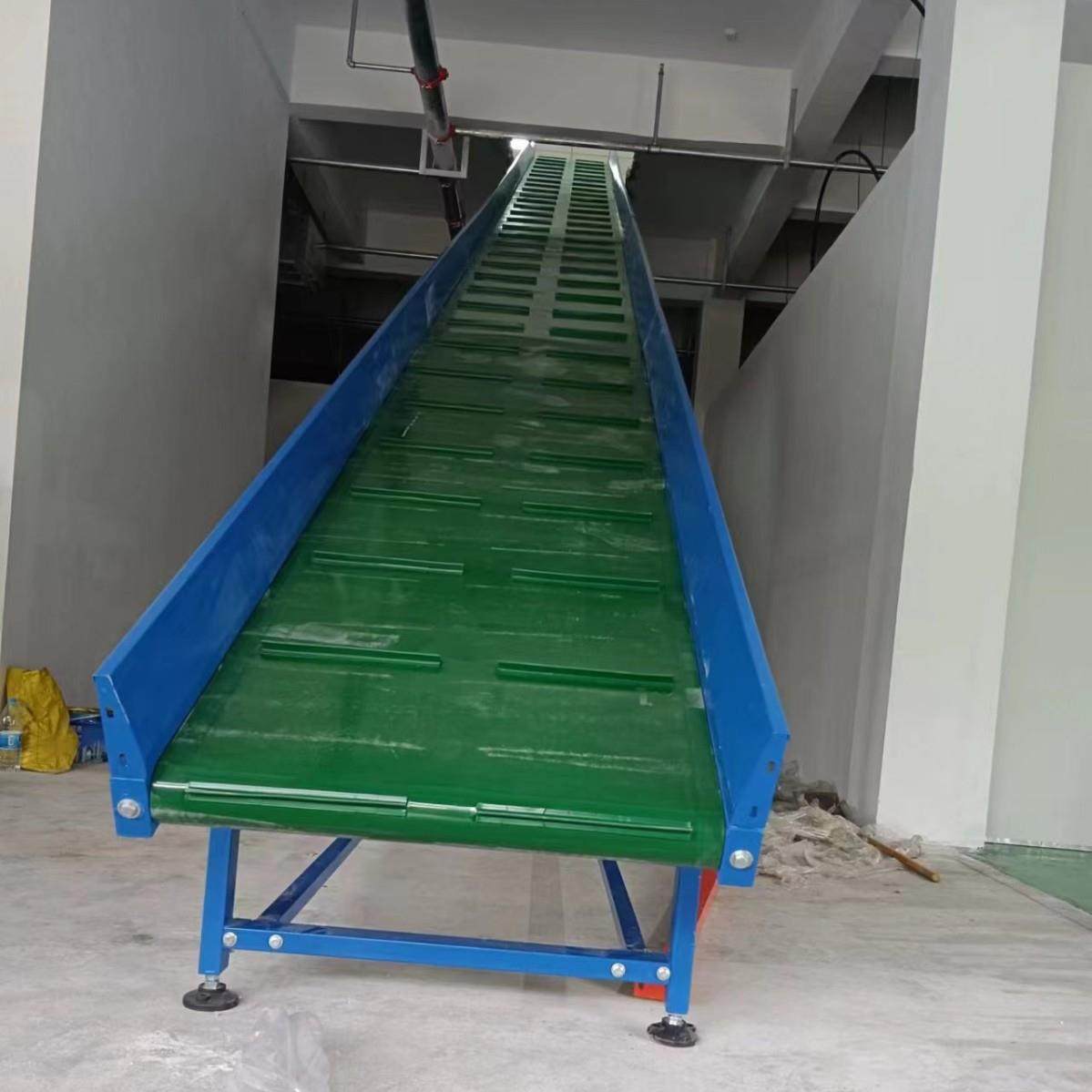 楼梯爬坡防滑皮带输送机工业仓储物流装卸大倾角可移动传送带设备,淘宝优惠券,粉丝福利购,淘宝优惠卷