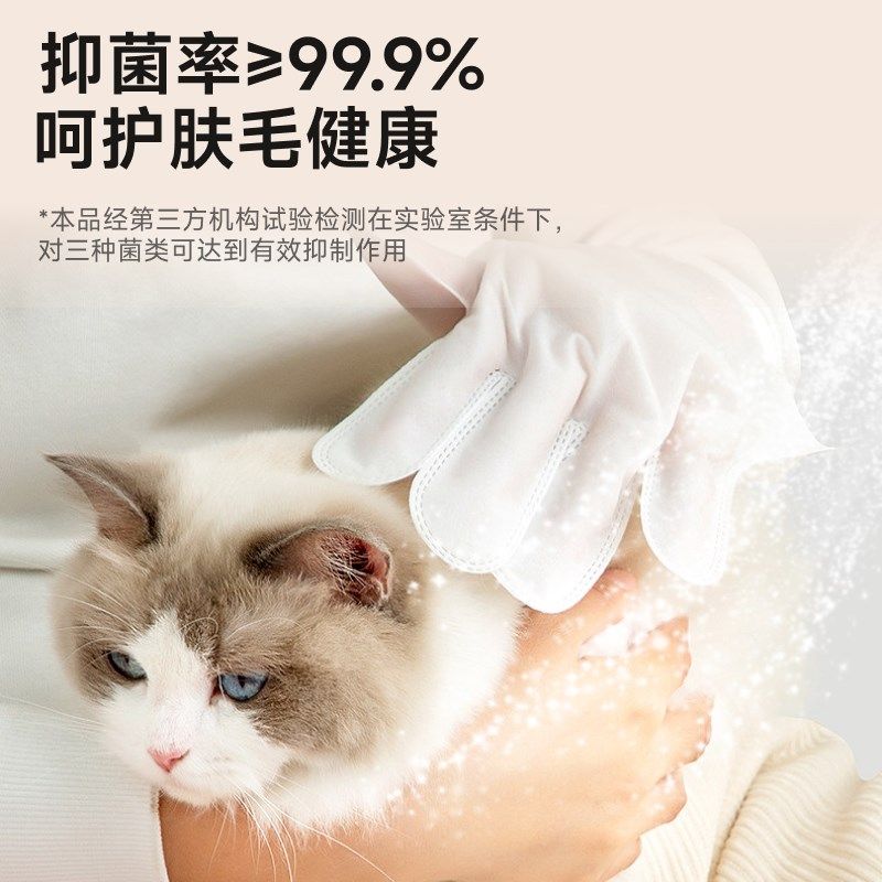 宠物免洗手套猫咪免洗澡神器狗狗干洗擦猫清洁用品小猫幼犬擦浴,淘宝优惠券,粉丝福利购,淘宝优惠卷