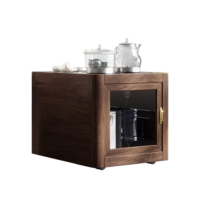 恬梦家居客厅沙发边几小茶车家用实木可移动茶台迷你茶桌阳台小型 - 图2