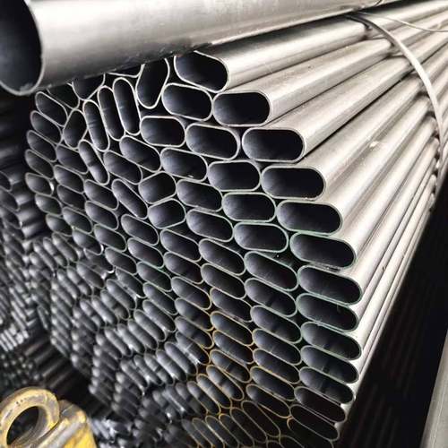 厂家q235椭圆管平椭圆升降桌家具楼梯扶手镀锌椭圆管 - 图1