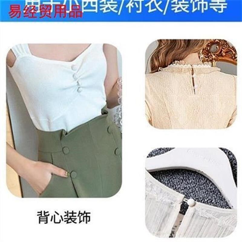 雪纺钮扣后领衬衫包布蘑菇扣子衬衫服宝宝裙子服装配件圆形黑白色,淘宝优惠券,粉丝福利购,淘宝优惠卷