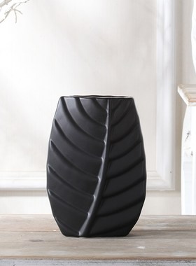 北欧黑白创意陶瓷摆件家居饰品客厅电视柜酒柜玄关博古架软装饰品