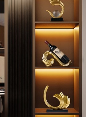 酒柜装饰品摆件家居饰品电视柜轻奢高档现代客厅玄关办公室高级感