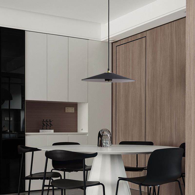 现代简约个性创意2025新款极简餐厅吊灯单头COB餐桌圆形飞碟吊灯,淘宝优惠券,粉丝福利购,淘宝优惠卷