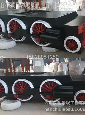 四川雕塑厂家供应单阳广场摩托车雕塑摆件35948模，车自行车贵小