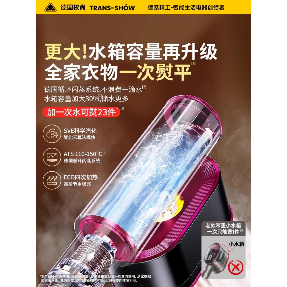 【德国权尚】手持挂烫机家用小型蒸汽熨斗便携式熨烫机宿舍衣服电 - 图2