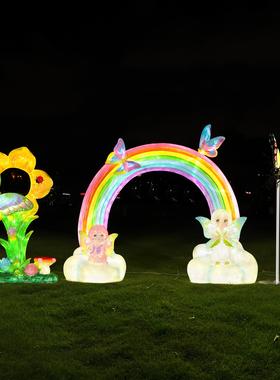 户外模拟蝴蝶雕塑园景观装饰幼儿园房地产公园庭院园林装饰