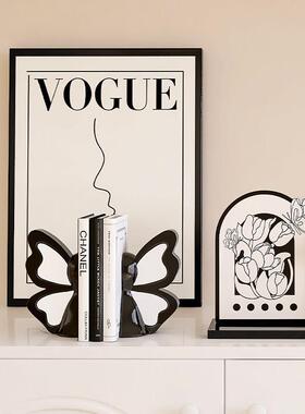 创意蝴蝶客厅书房办公室电视柜酒柜玄关摆设艺术花瓶桌面装饰摆件