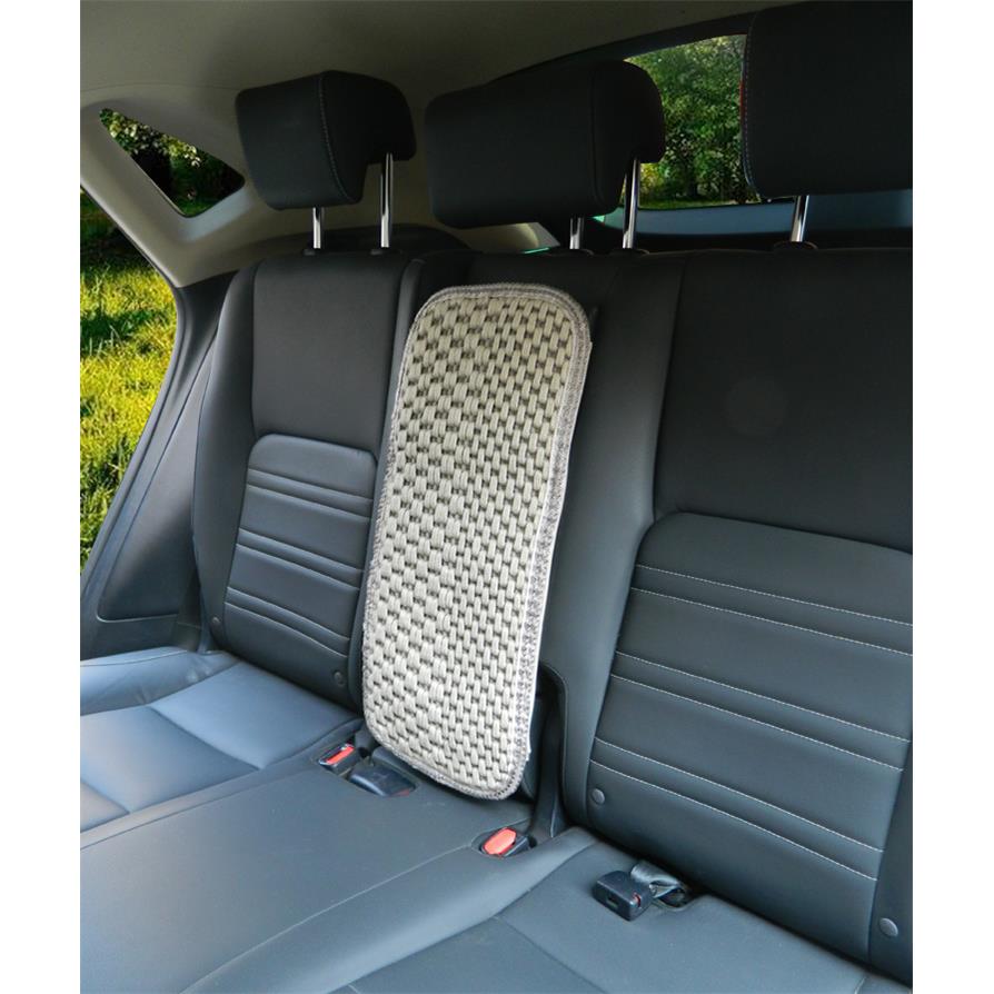 手编亚麻扶手箱垫汽车坐垫通用前排扶手箱后排扶手箱垫支持定制 - 图0