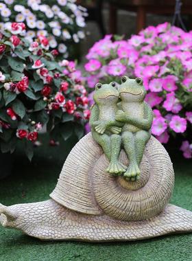 户外花园庭院树脂乌龟蜗牛小动物摆件别墅园艺创意装饰品景观雕塑