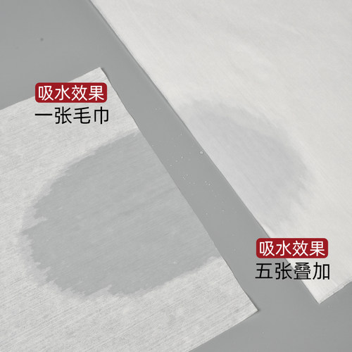 一次性擦脚巾足浴巾按摩足疗毛巾加厚美发店专用美甲美容院吸水纸 - 图3