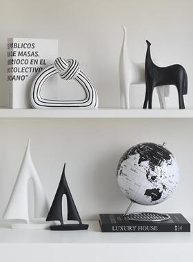 现代艺术高级感办公室地球仪书房家居装饰品摆设酒柜展示高档摆件