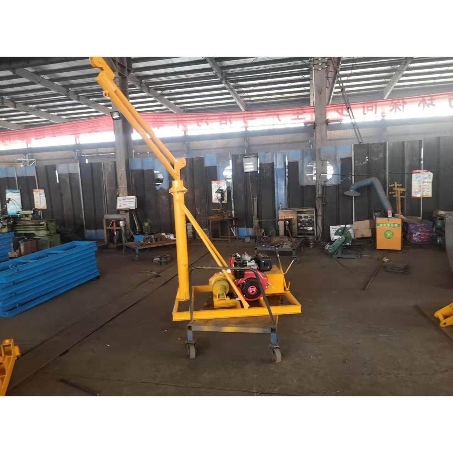 机械加工移动单臂吊移动液压小吊机折叠式小型吊机,淘宝优惠券,粉丝福利购,淘宝优惠卷