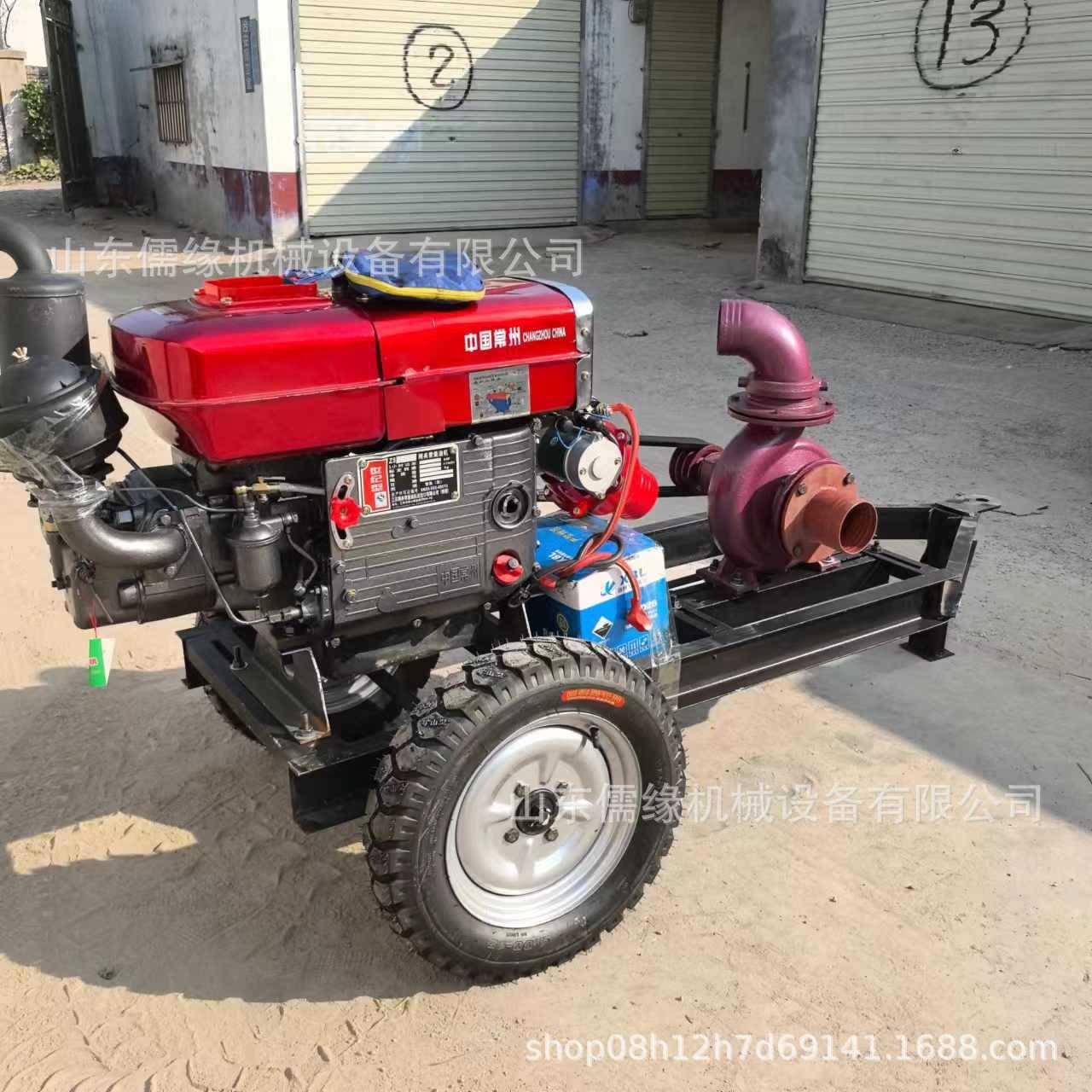 大马力柴油机一体拖车泵大流量水泵浇地灌溉离心泵 - 图2