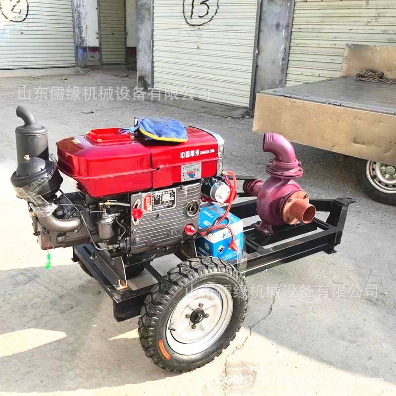 大马力柴油机一体拖车泵大流量水泵浇地灌溉离心泵 - 图0