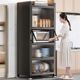 Thickened high kitchen storage rack floor-standing multi-q-layer storage cabinet cabinet cabinet cabinet cabinet joint storage cabinet storage rack cabinet
