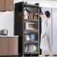 Thickened high kitchen storage rack floor-standing multi-q-layer storage cabinet cabinet cabinet cabinet cabinet joint storage cabinet storage rack cabinet