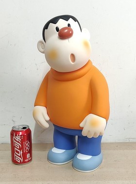 胖虎公仔摆件客厅电视柜入户玄z关装饰品家居饰品卡通可爱高档轻