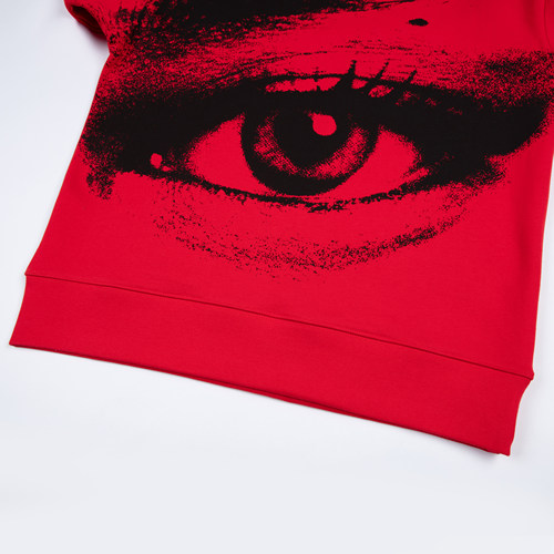 Jennie官方周边Ruby一周年快闪同款Ruby Eye圆领卫衣 - 图3