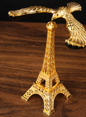 合金平衡鹰摆件  仿铜平衡鹰摆件