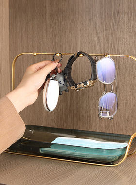 现代简约玄关钥匙k收纳多用置物架家居客厅桌面装饰品创意乔迁礼