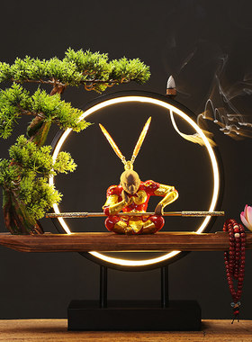 创意倒流香新中式灯圈禅