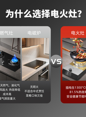 华火电火灶2026新款U7家用电焰灶
