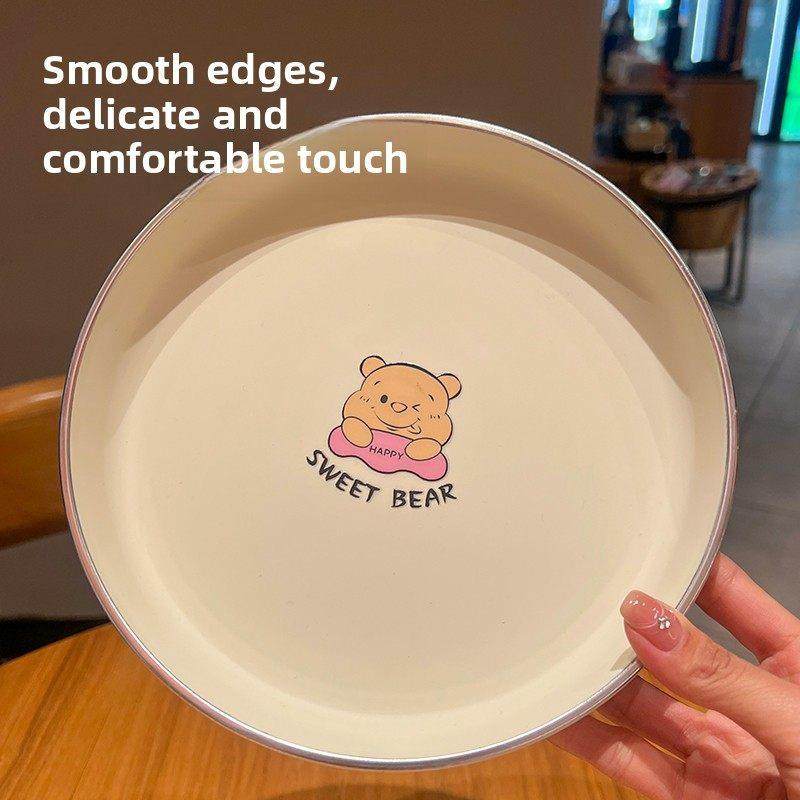 轻奢高档托盘塑料家用客厅放水杯茶盘高级感圆形水果零食收纳盘子,淘宝优惠券,粉丝福利购,淘宝优惠卷