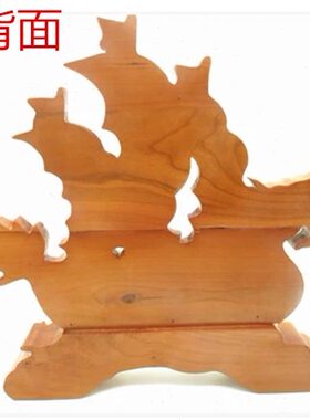 家居摆设公司船摆件船放办公室书开业礼品玄关龙桃木桌摆