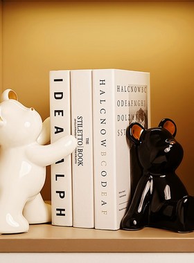 创意陶瓷小鹿桌i面摆件轻奢风高档高级感家居客厅玄关酒柜软装饰