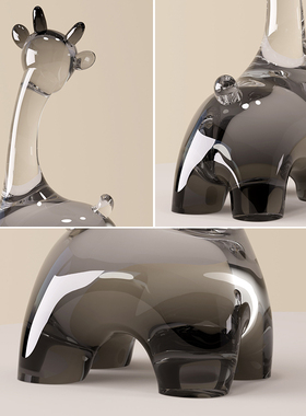 小鹿摆件家c居饰品轻奢高档客厅玄关高级感电视柜酒柜软装饰奶油