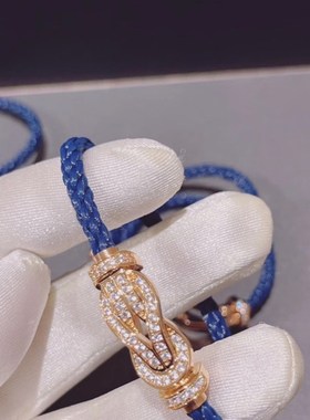 不掉色8字马蹄扣红绳转运手链情侣款男女百搭R饰品镀玫瑰金平安结