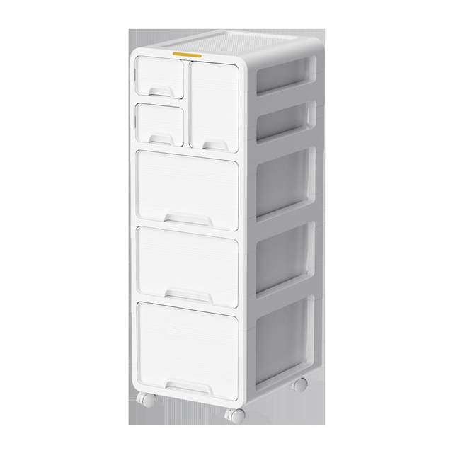 Drawer storage cabinet Office A4 file storage cabinet household table multi-layer movable installation cabinet