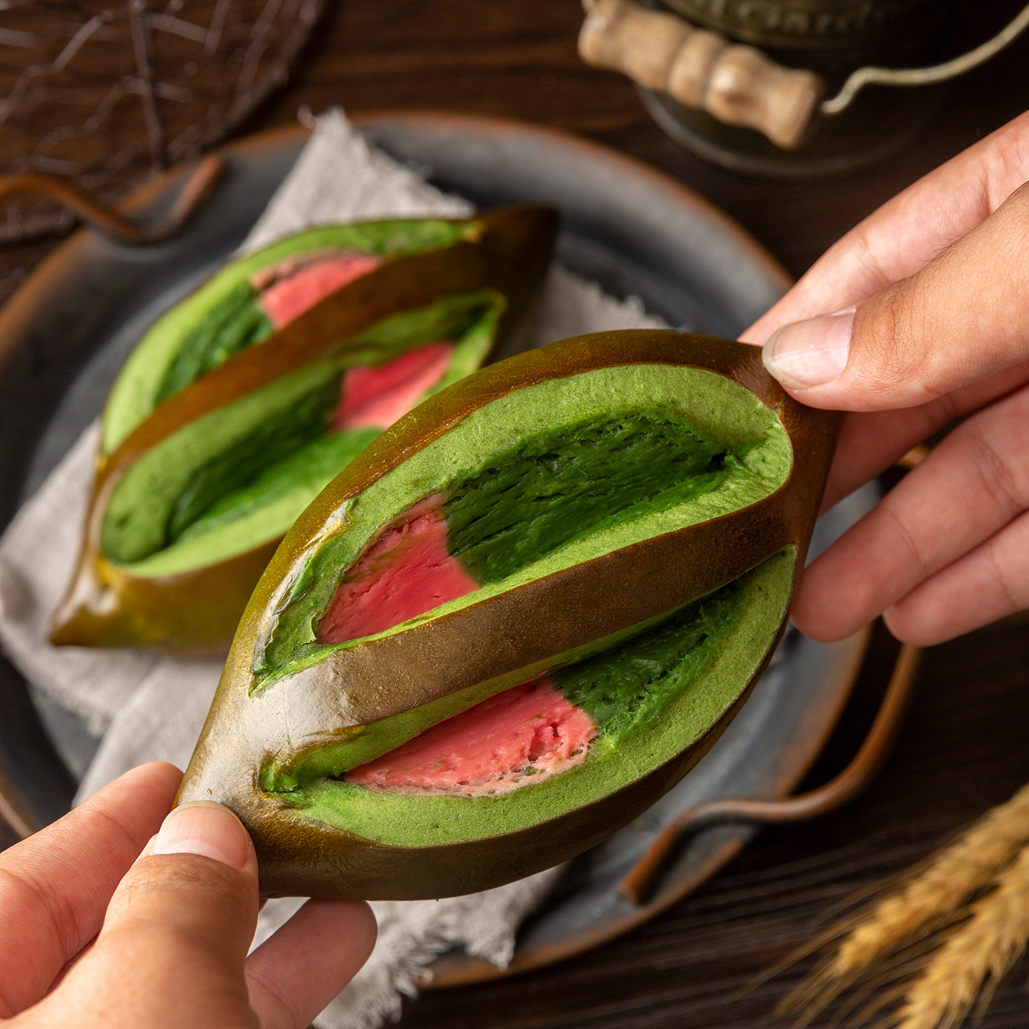 卡布罗森抹茶树莓碱水饱腹强早餐代餐健身代餐零食手作面包,淘宝优惠券,粉丝福利购,淘宝优惠卷