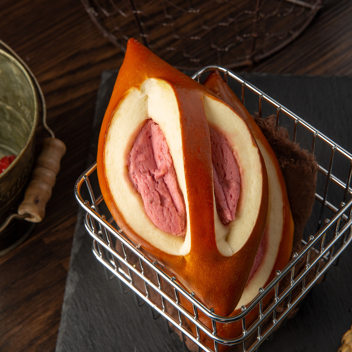 卡布罗森蜜桃树莓碱水饱早餐健身腹强代餐夹心手作软欧包,淘宝优惠券,粉丝福利购,淘宝优惠卷