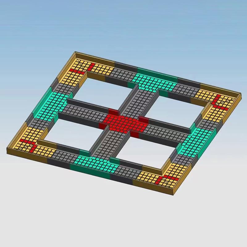 新型菜园盖板模具菜地沟模具沿路水泥模具青石板庭院铺路模具 - 图1