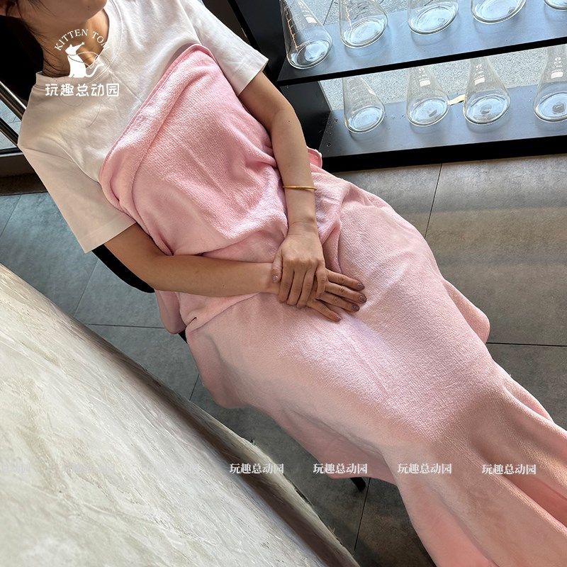 蛋糕房子抱枕被子两用办公室午睡靠枕车载靠背垫珊瑚绒毯子二合一,淘宝优惠券,粉丝福利购,淘宝优惠卷