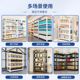Shelf multi-layer storage rack household balcony storage x rack storage cargo rack floor storage rack supermarket iron rack