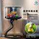 Fish tank living room small 2024 new TV cabinet next to the floor-standing ecological fish tank without changing waterside several tanks creatively create scenery
