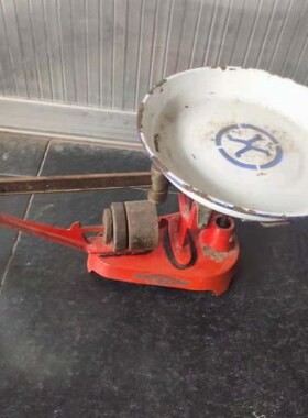 70年代老盘秤民俗老物件连盘秤天平秤怀旧老农村摆件影视道具收藏